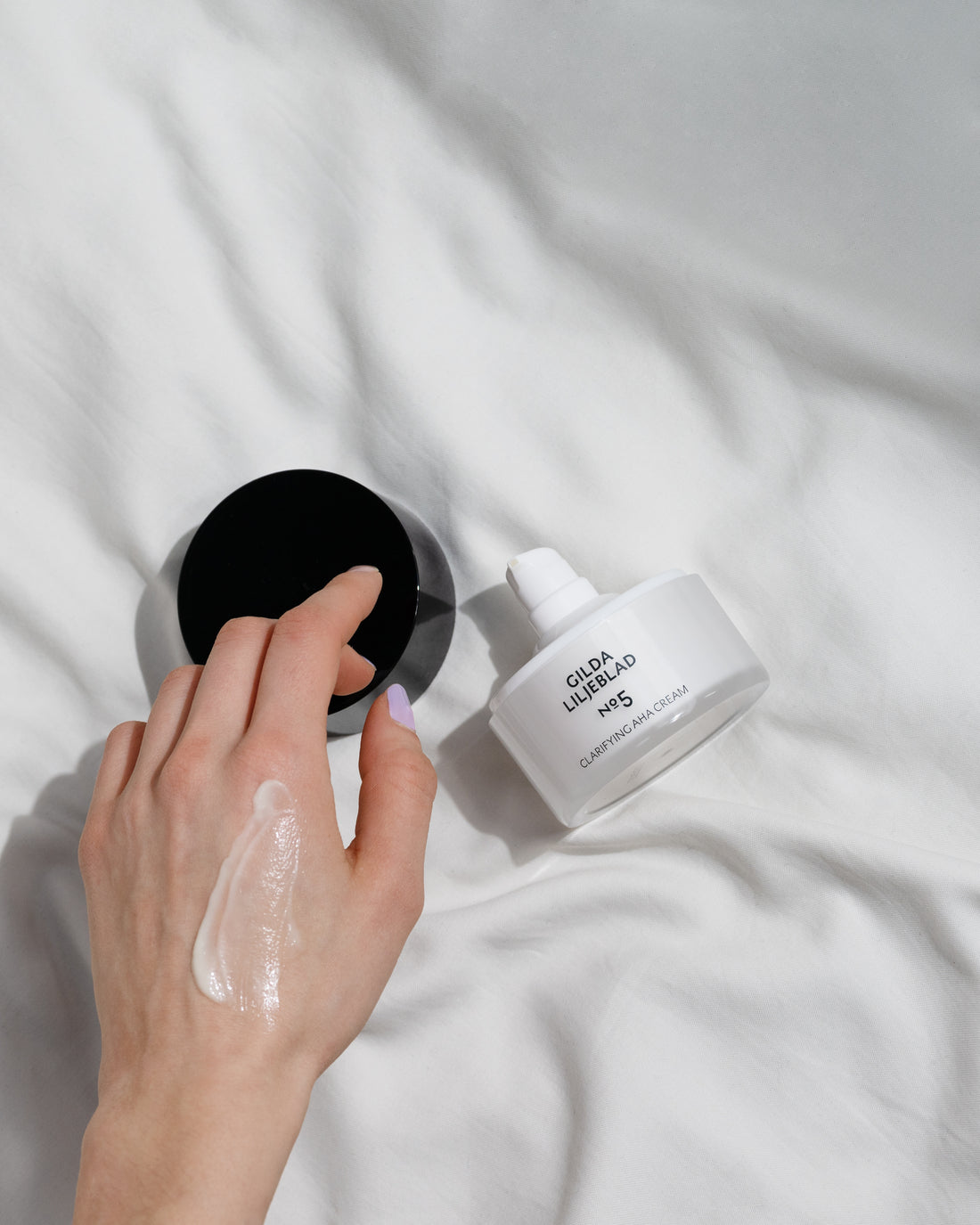 Rozjasňující krém s AHA použití